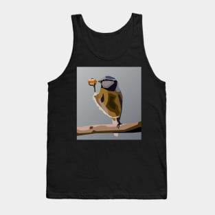 Cartoon sparrow feeding time Tank Top